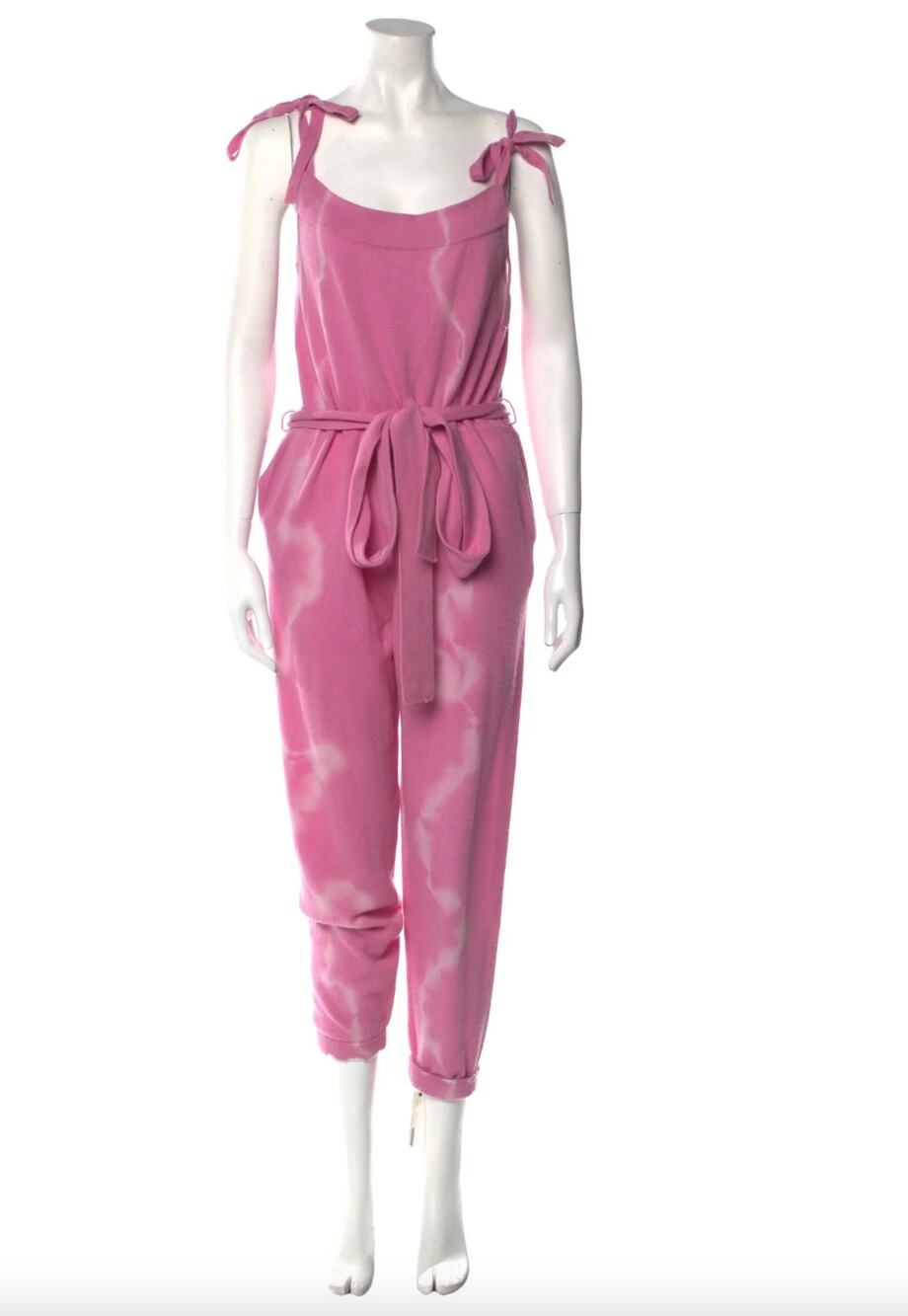 LoveShackFancy Tie-Dye Print Scoop Neck Jumpsuit MEDIUM